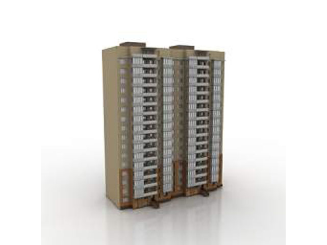 Free Building N3 3D model_5 For Architecture 3Ds Max Model Download